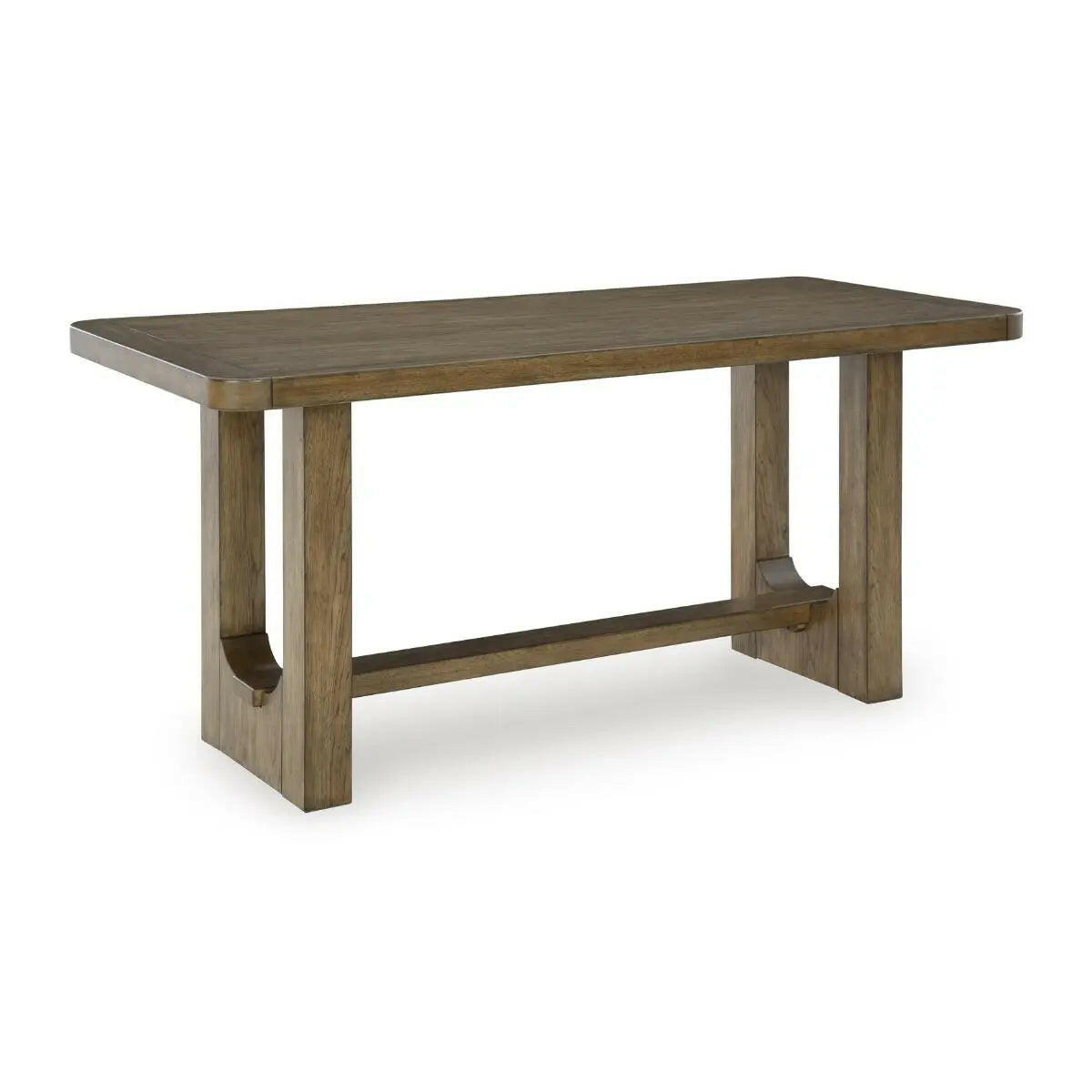Cabalynn Pub Dining Set in brown with four chairs and a rectangular table, stylish dining room furniture by Signature Design Ashley