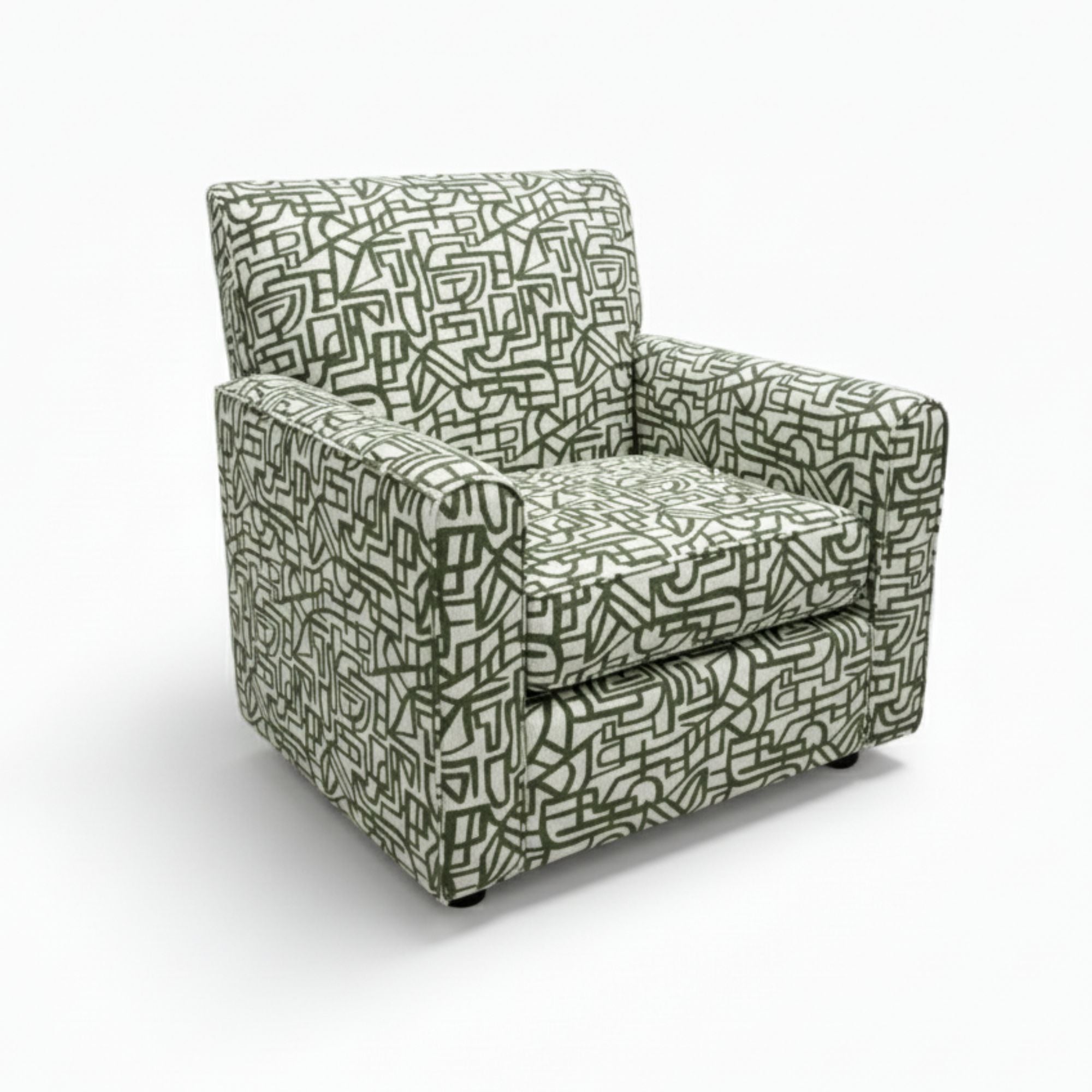 Canadian Made Maze Lounge Chair + Ottoman Set | CastleUp Experience Centre