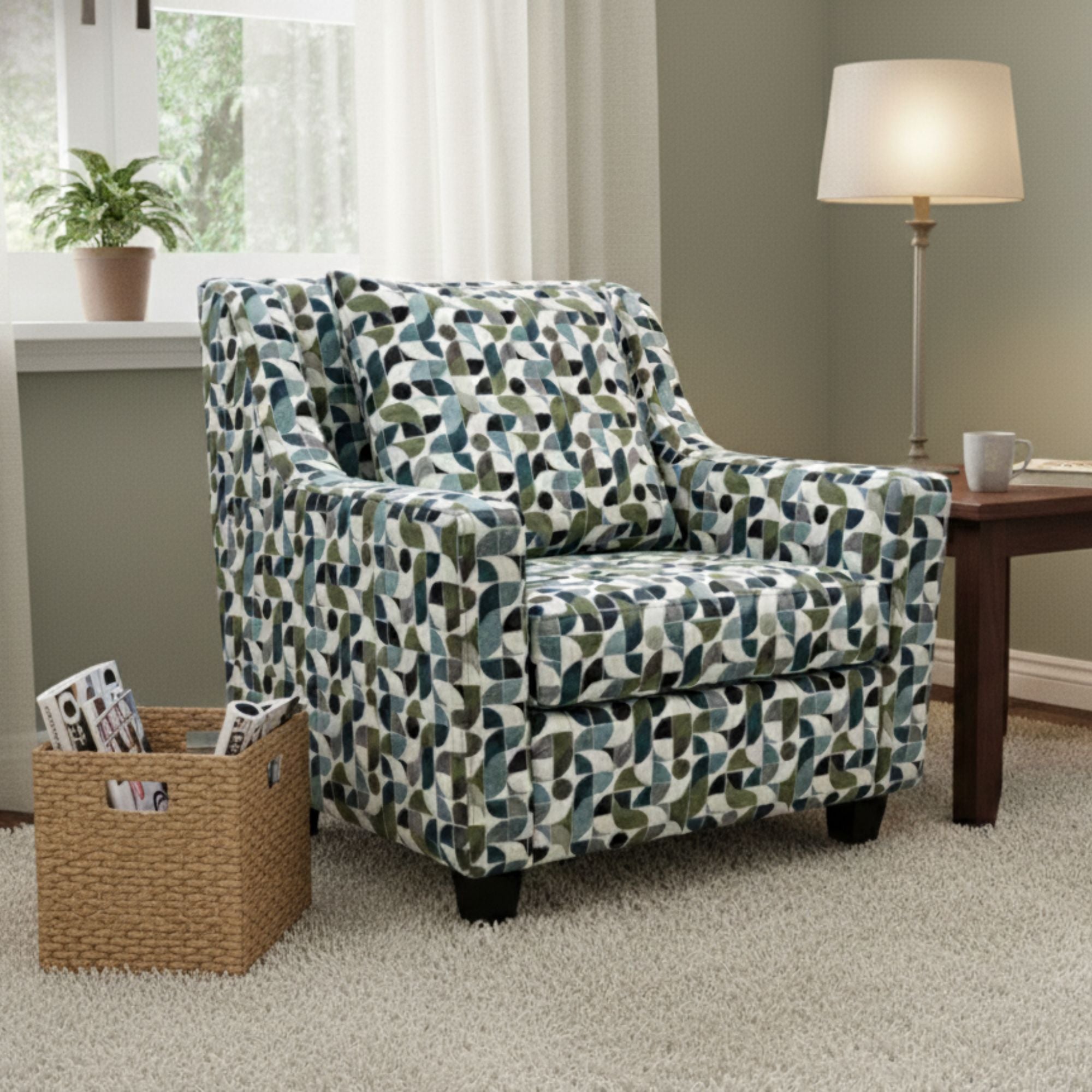 Canadian Made Mosaic Accent Chair | CastleUp Experience Centre