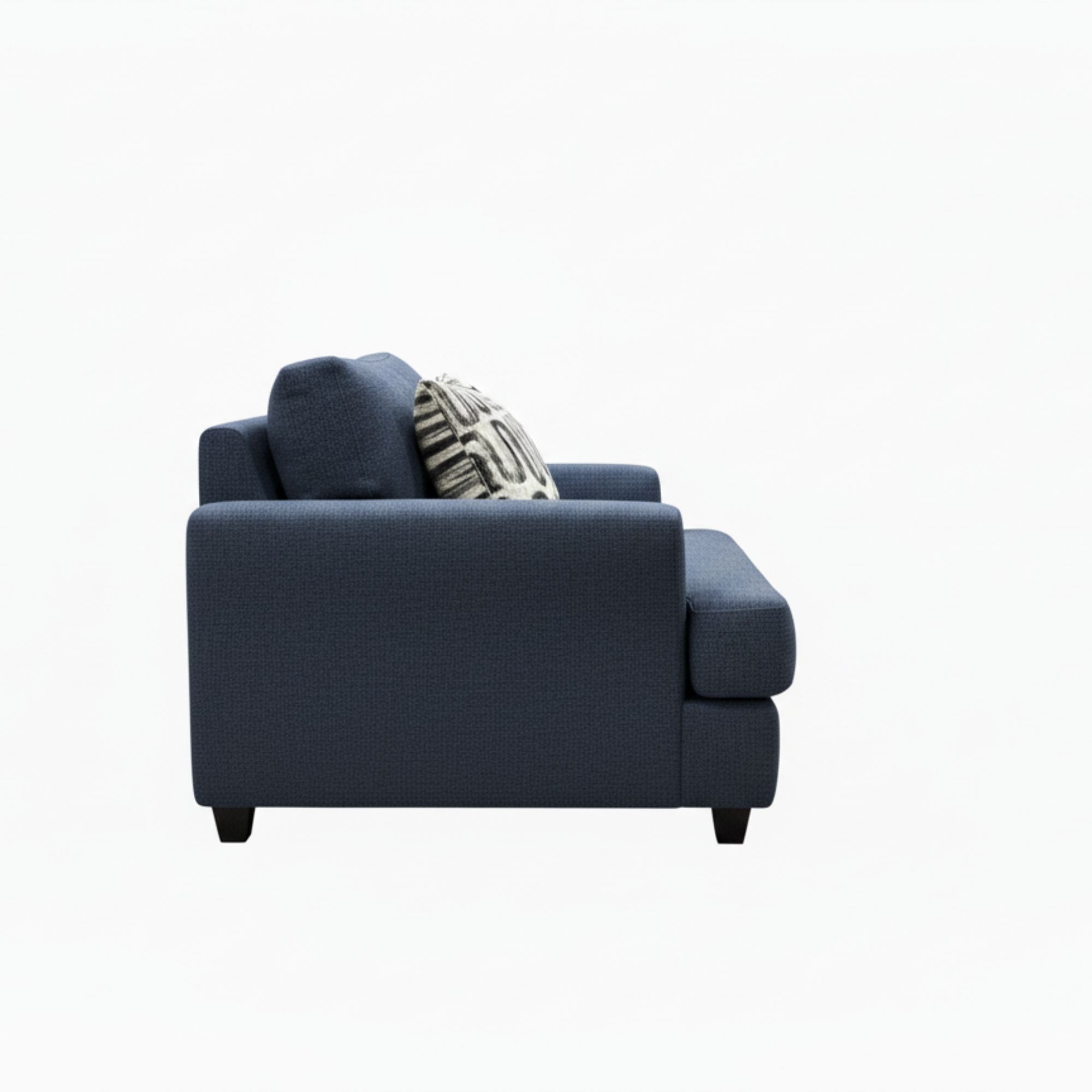 Canadian Made Silverado Oversize Chair in Blue | CastleUp Experience Centre