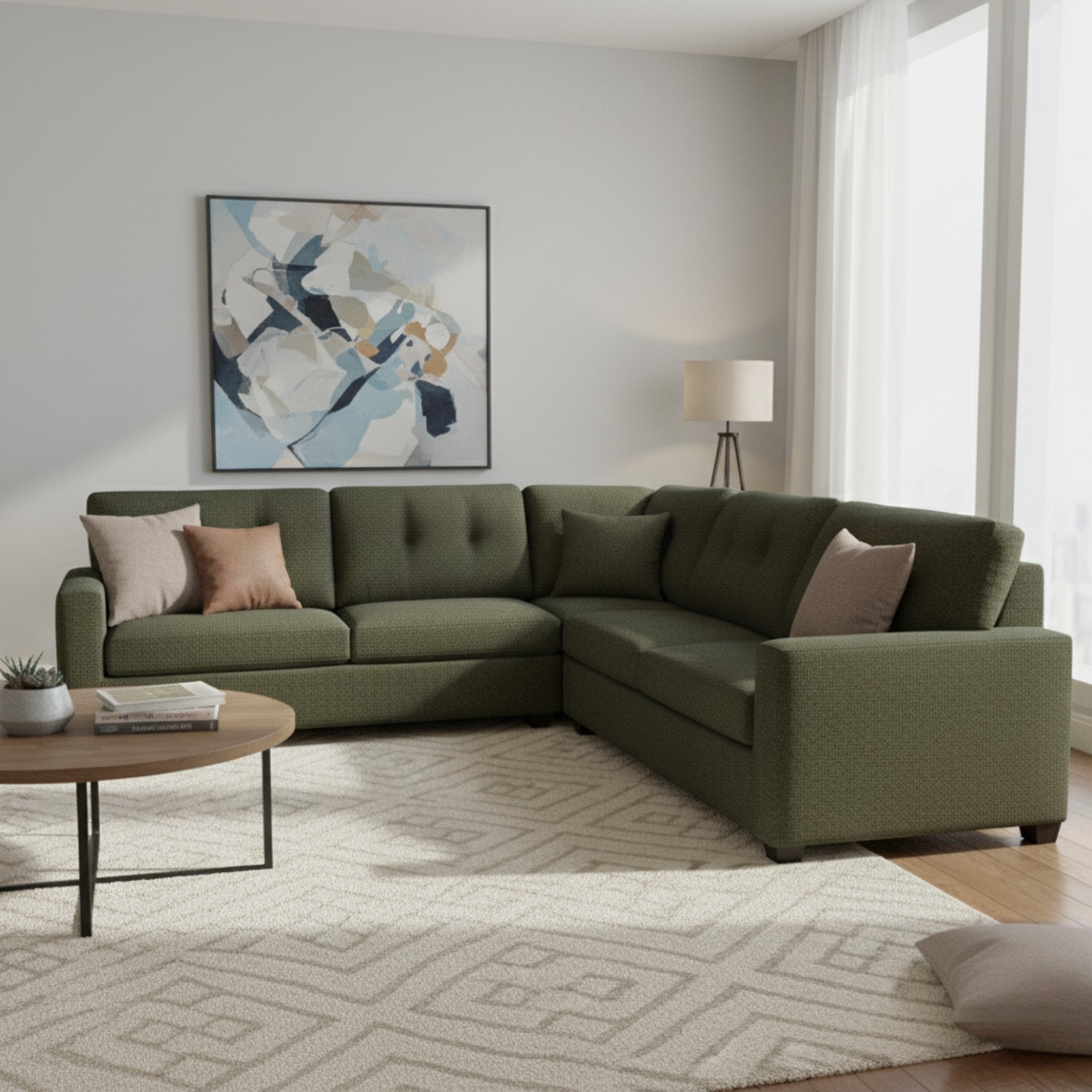 Canadian Made Jordan 3 Piece Sectional | CastleUp Experience Centre