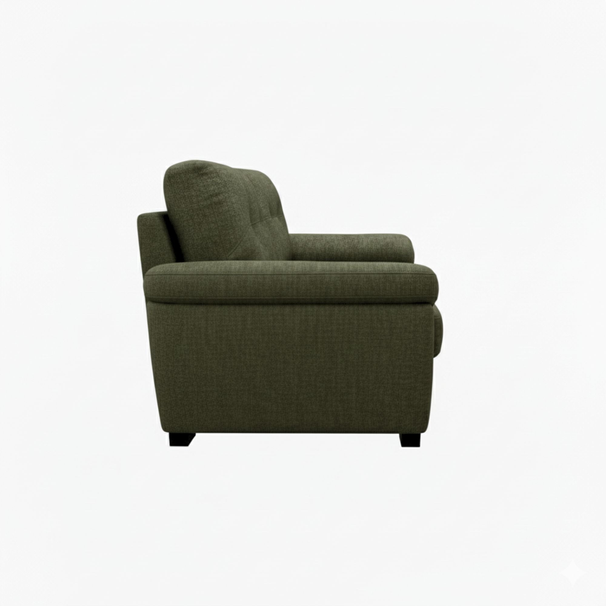 Canadian Made Dexter Sofa in Dark Oliver | CastleUp Experience Centre