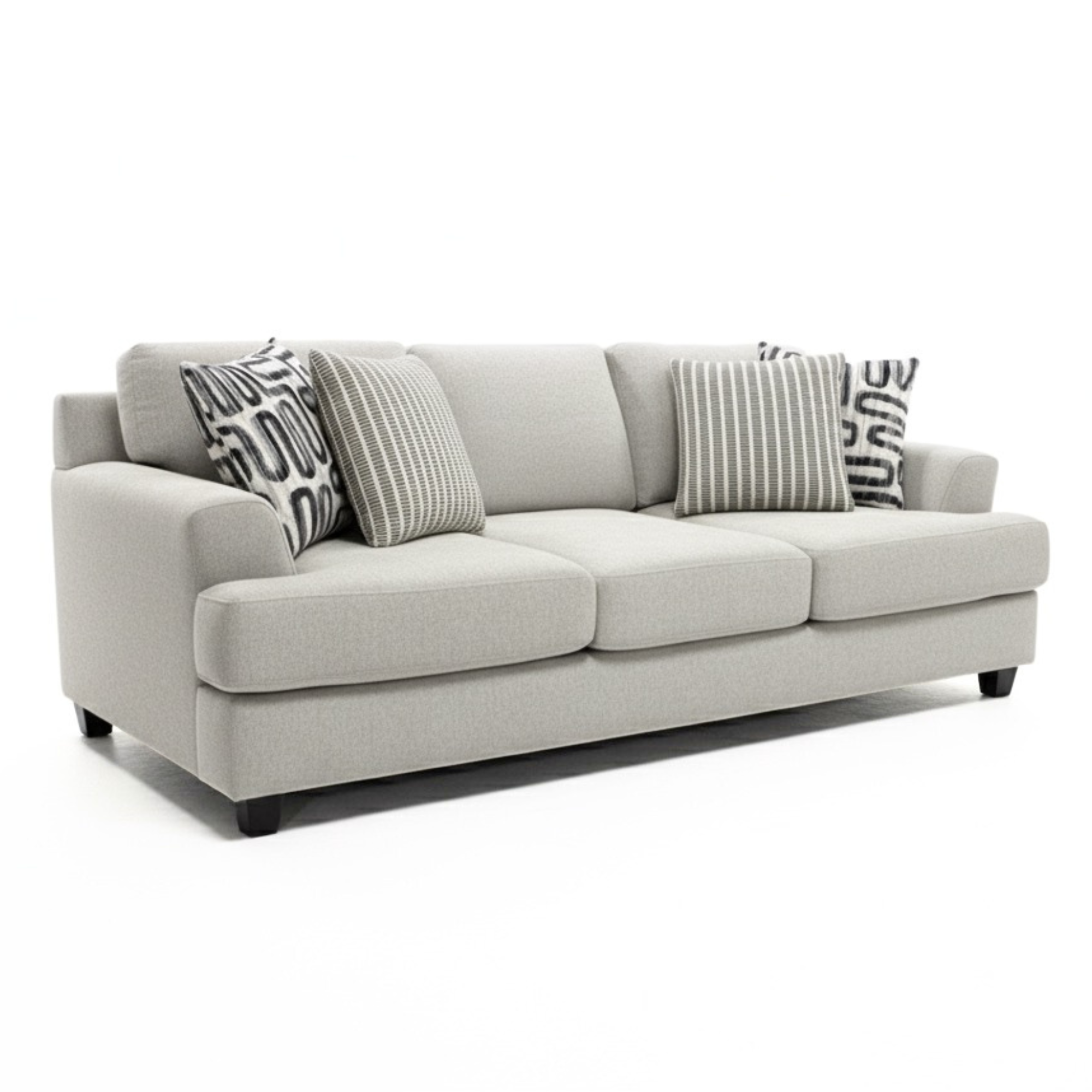 Canadian Made Silverado Sofa in Light Grey | CastleUp Experience Centre