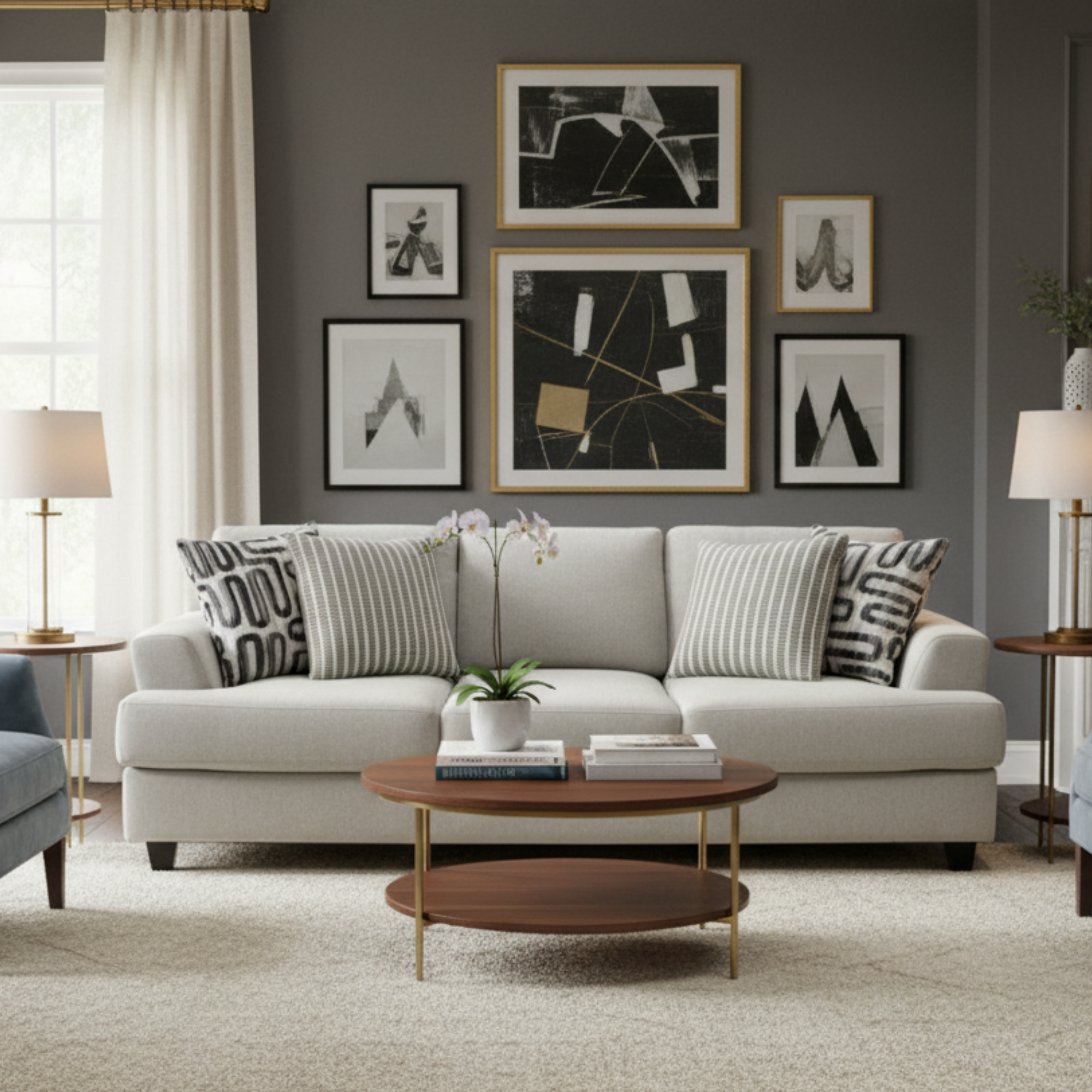 Canadian Made Silverado Sofa in Light Grey | CastleUp Experience Centre
