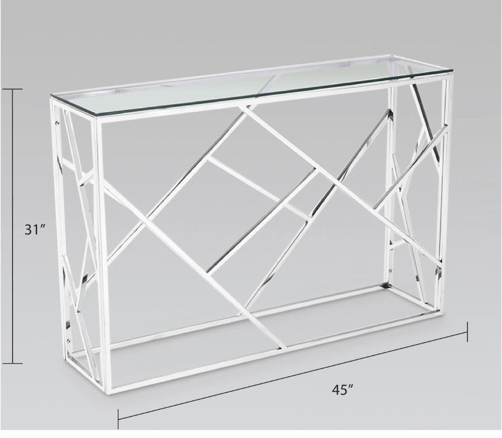 Cyprus Silver Console Table.