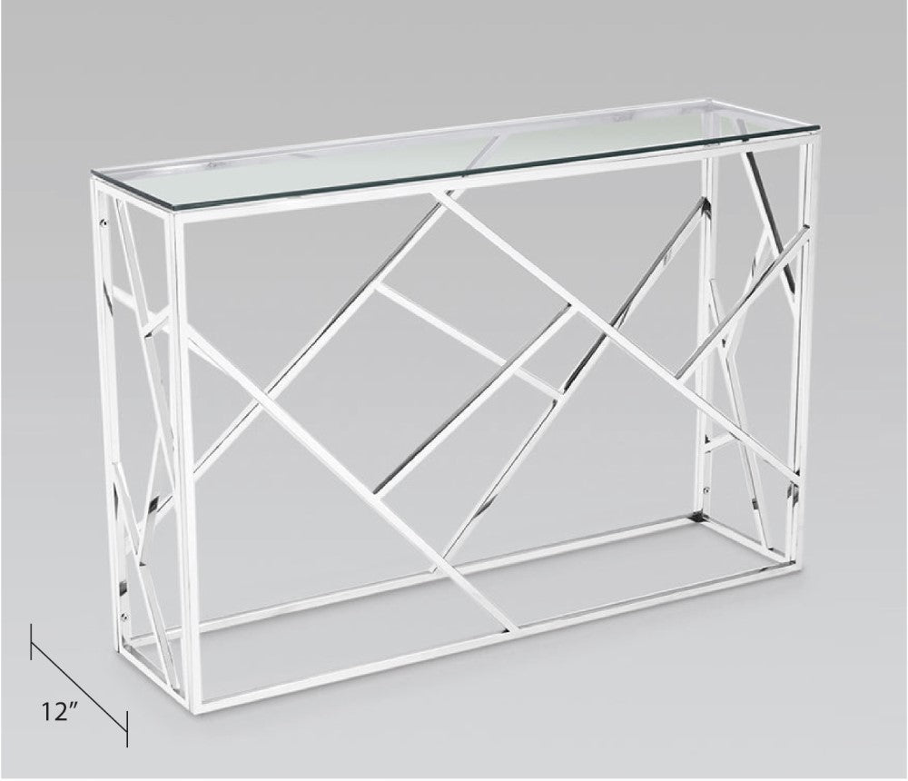 Cyprus Silver Console Table.