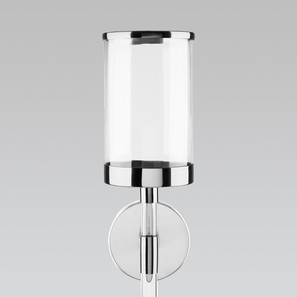 Gold acrylic wall sconce by Xcella, decorative wall light with sleek modern design for stylish interior decor.