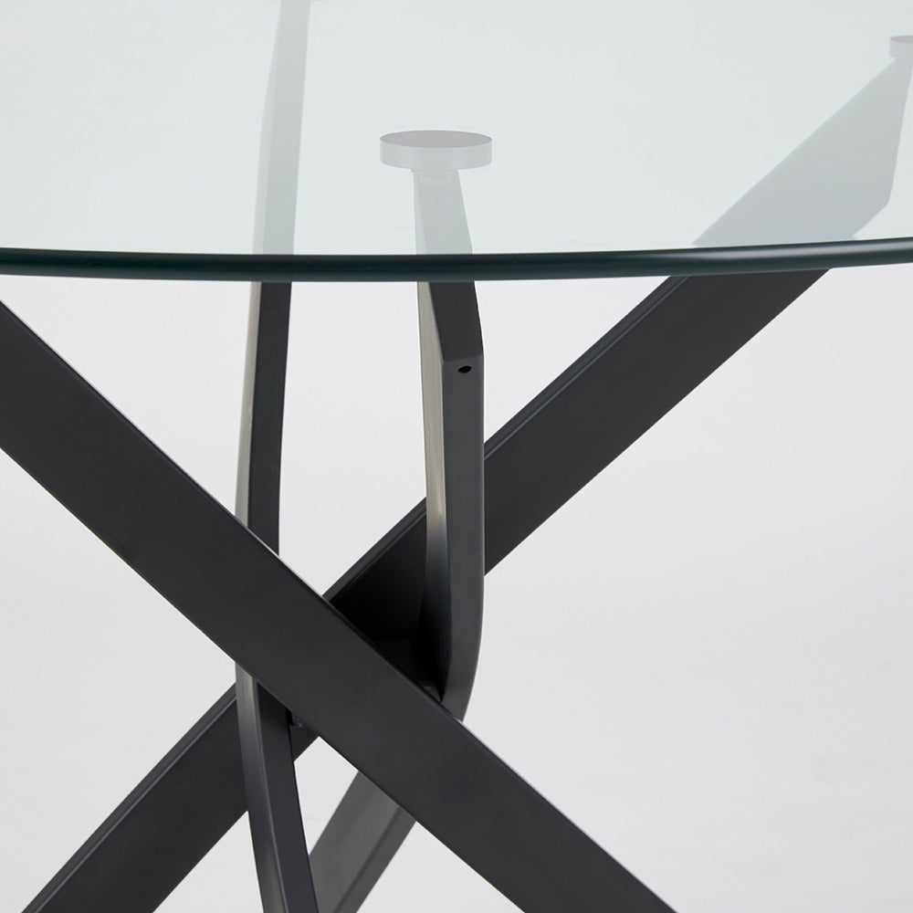 Olen Black Dining Table.