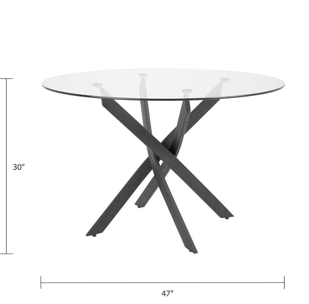 Olen Black Dining Table.
