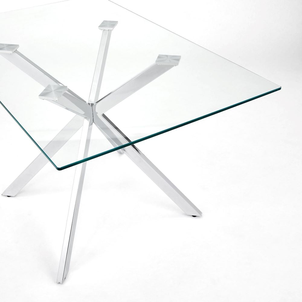 Atlas Silver Dining Table.