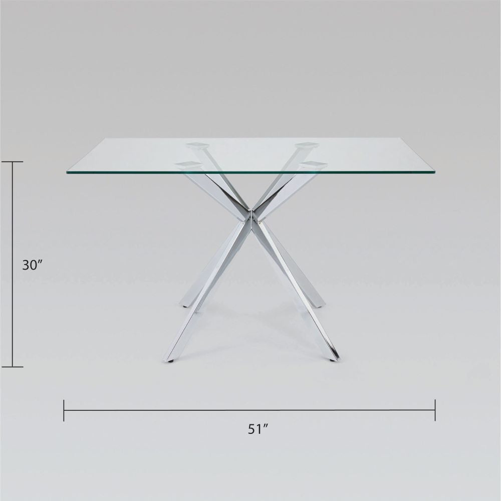 Atlas Silver Dining Table.