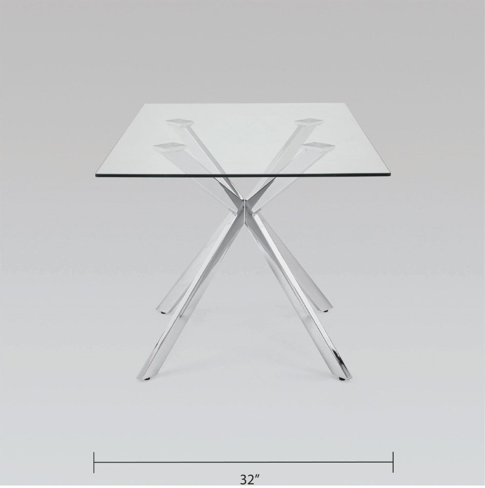Atlas Silver Dining Table.