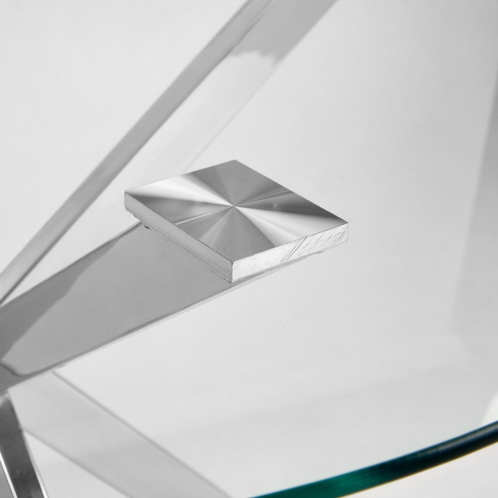 Ivanna Silver Dining Table.