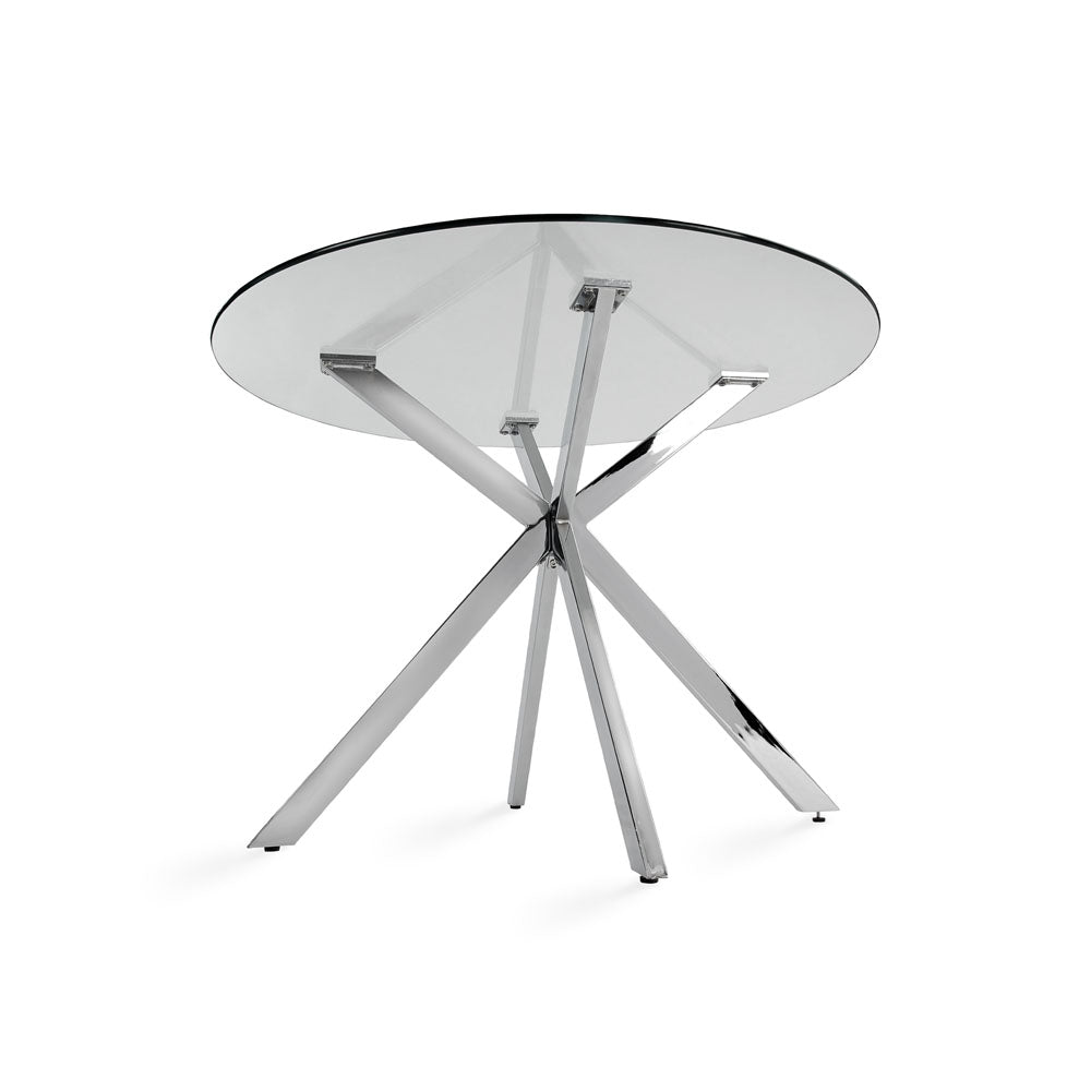 Ivanna Silver Dining Table.