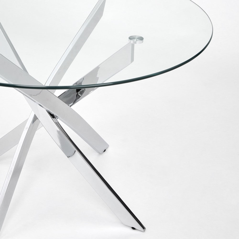 Olen Silver Dining Table.