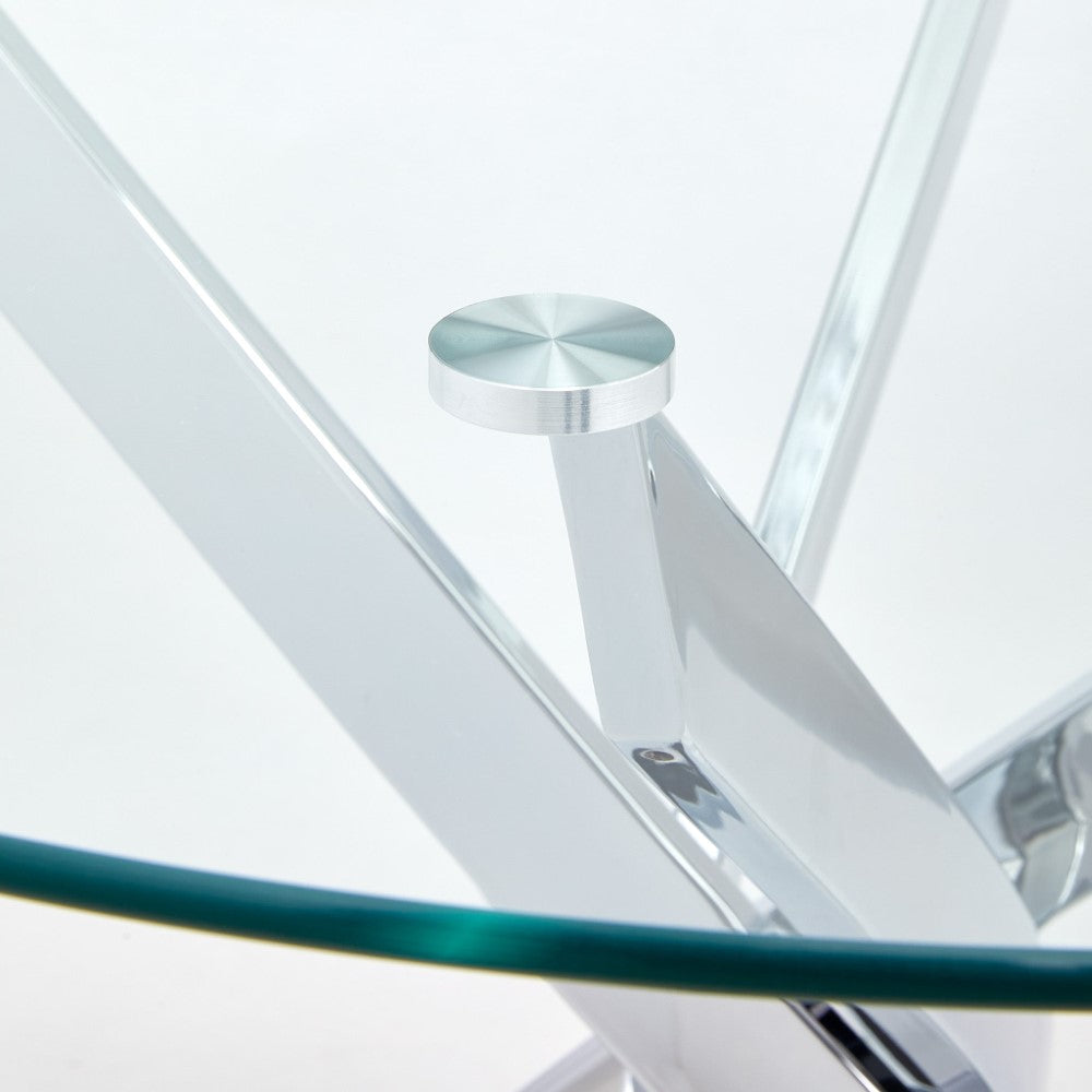 Olen Silver Dining Table.