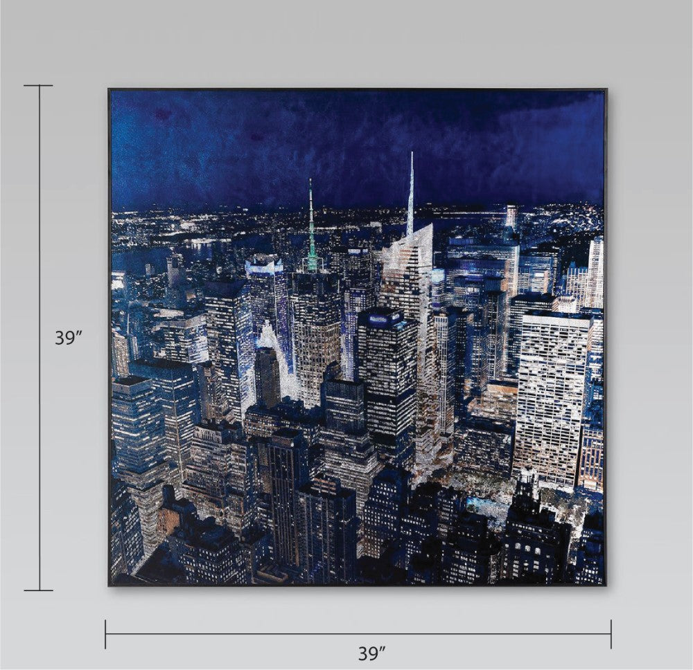 NYC Acrylic Painting.