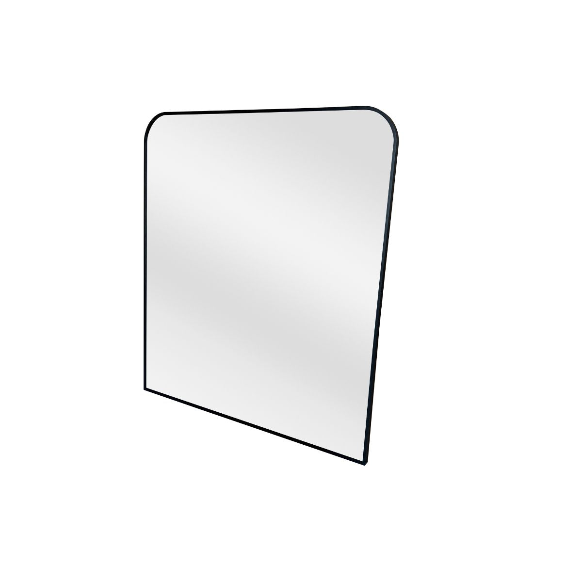 Ella + Ross Amelia wall mirror with a sleek black frame, showcasing a modern design for stylish home decor.