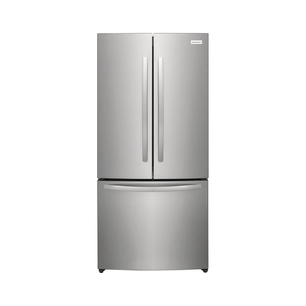 Frigidaire FRFG1723AV counter-depth French door refrigerator with stainless steel finish and spacious interior.