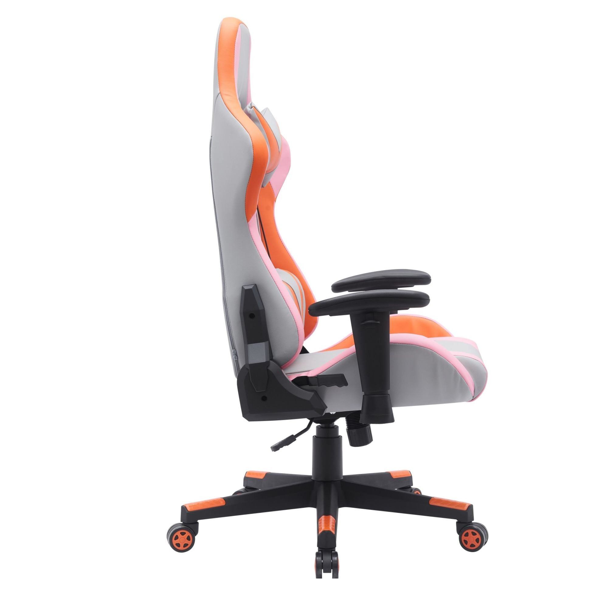 Pulse V-Tech Gaming Chair GREY/ORANGE | CastleUp Experience Centre Online Furniture