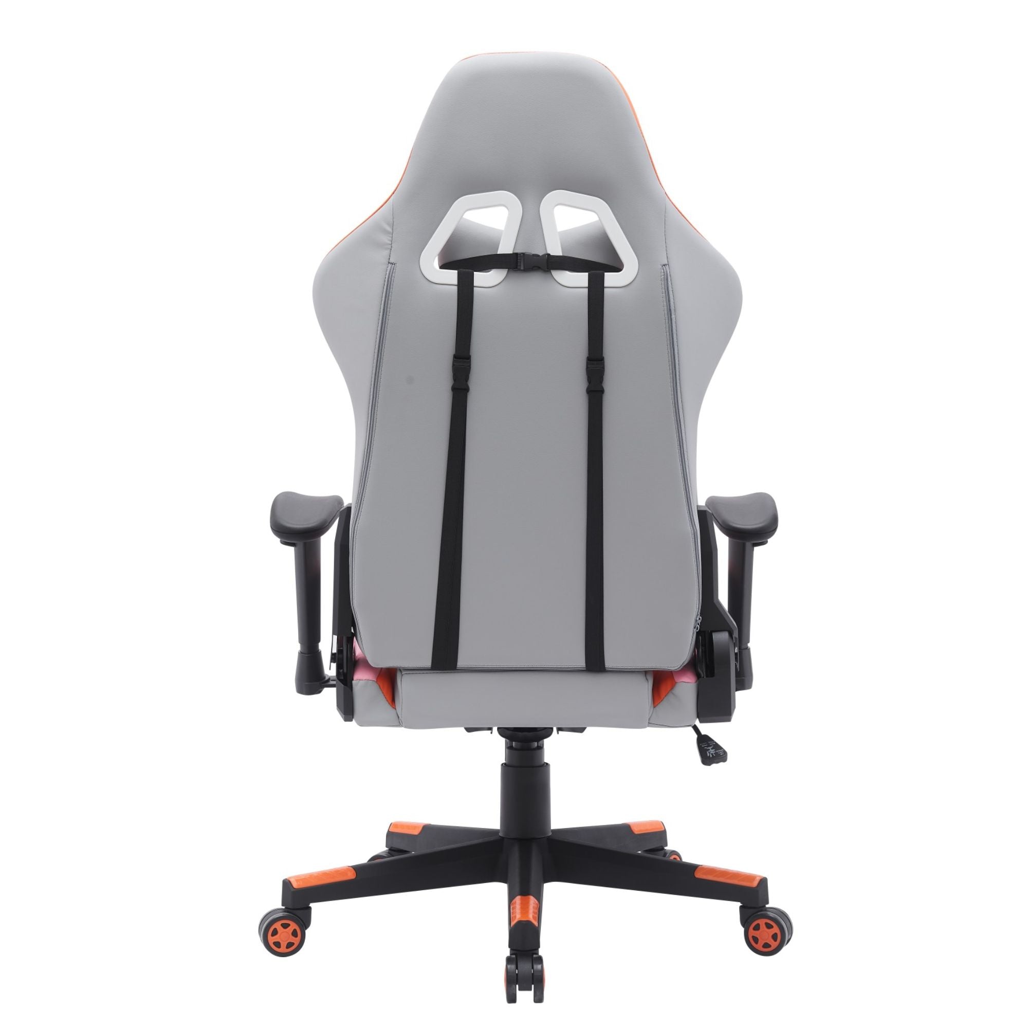 Pulse V-Tech Gaming Chair GREY/ORANGE | CastleUp Experience Centre Online Furniture