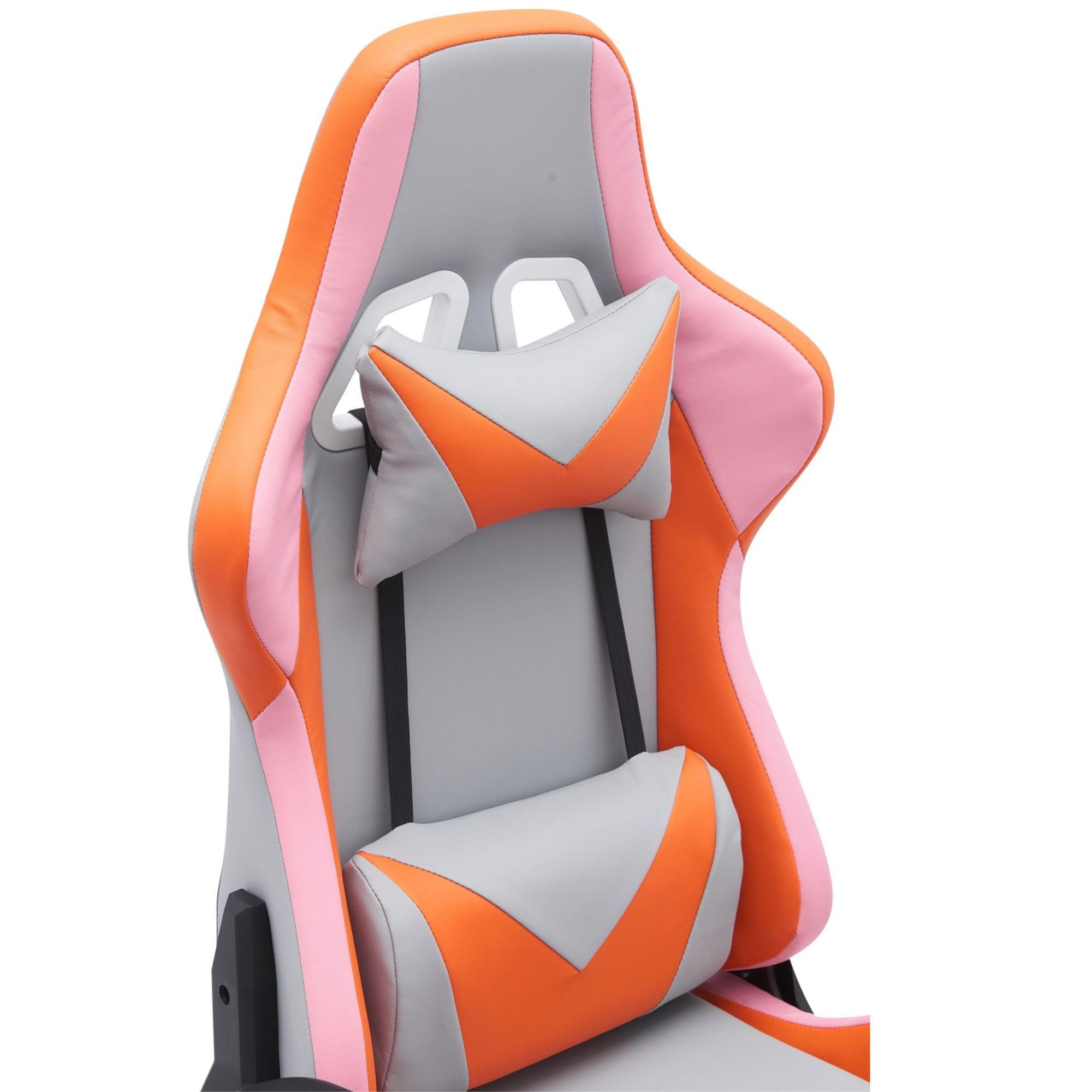 Pulse V-Tech Gaming Chair GREY/ORANGE | CastleUp Experience Centre Online Furniture