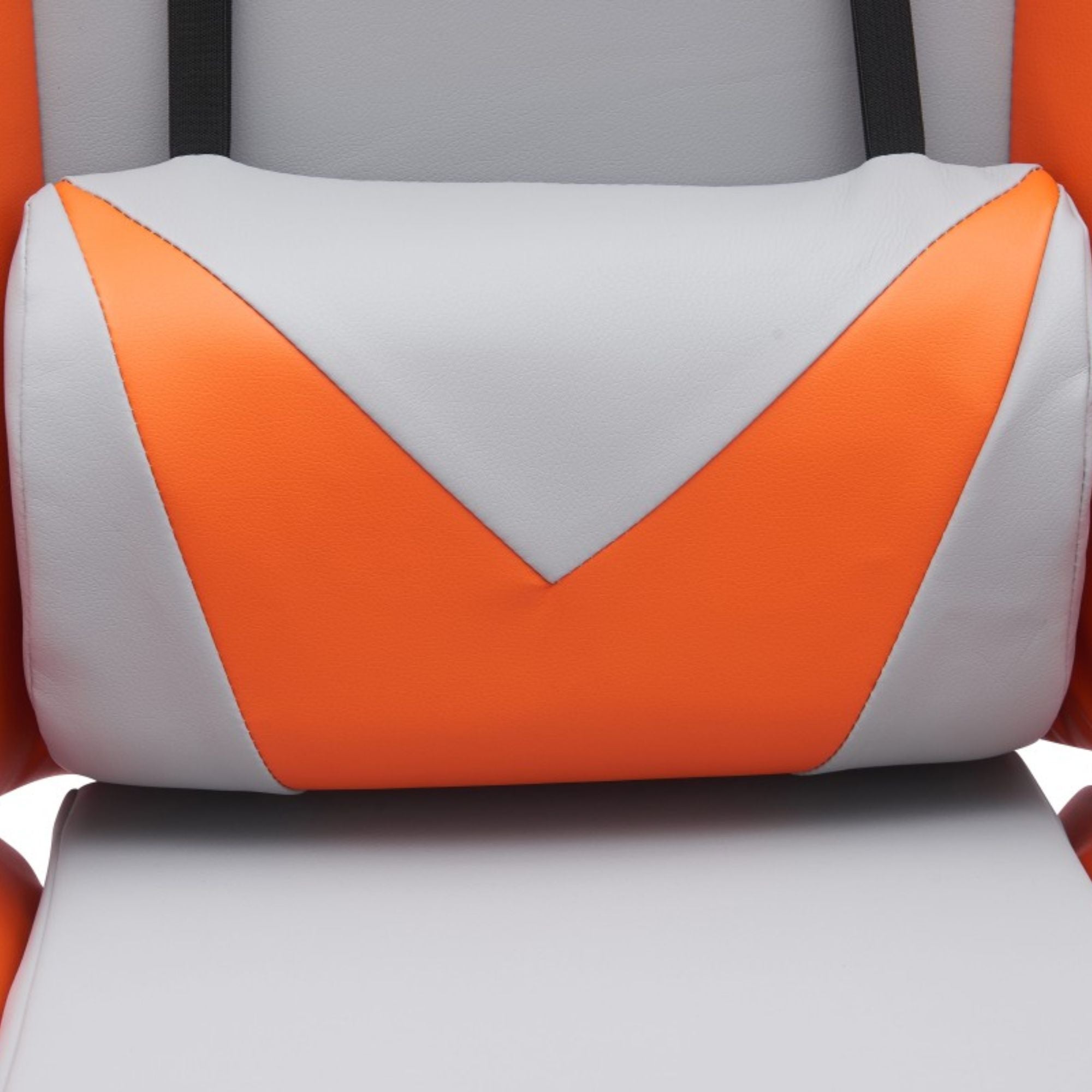 Pulse V-Tech Gaming Chair GREY/ORANGE | CastleUp Experience Centre Online Furniture