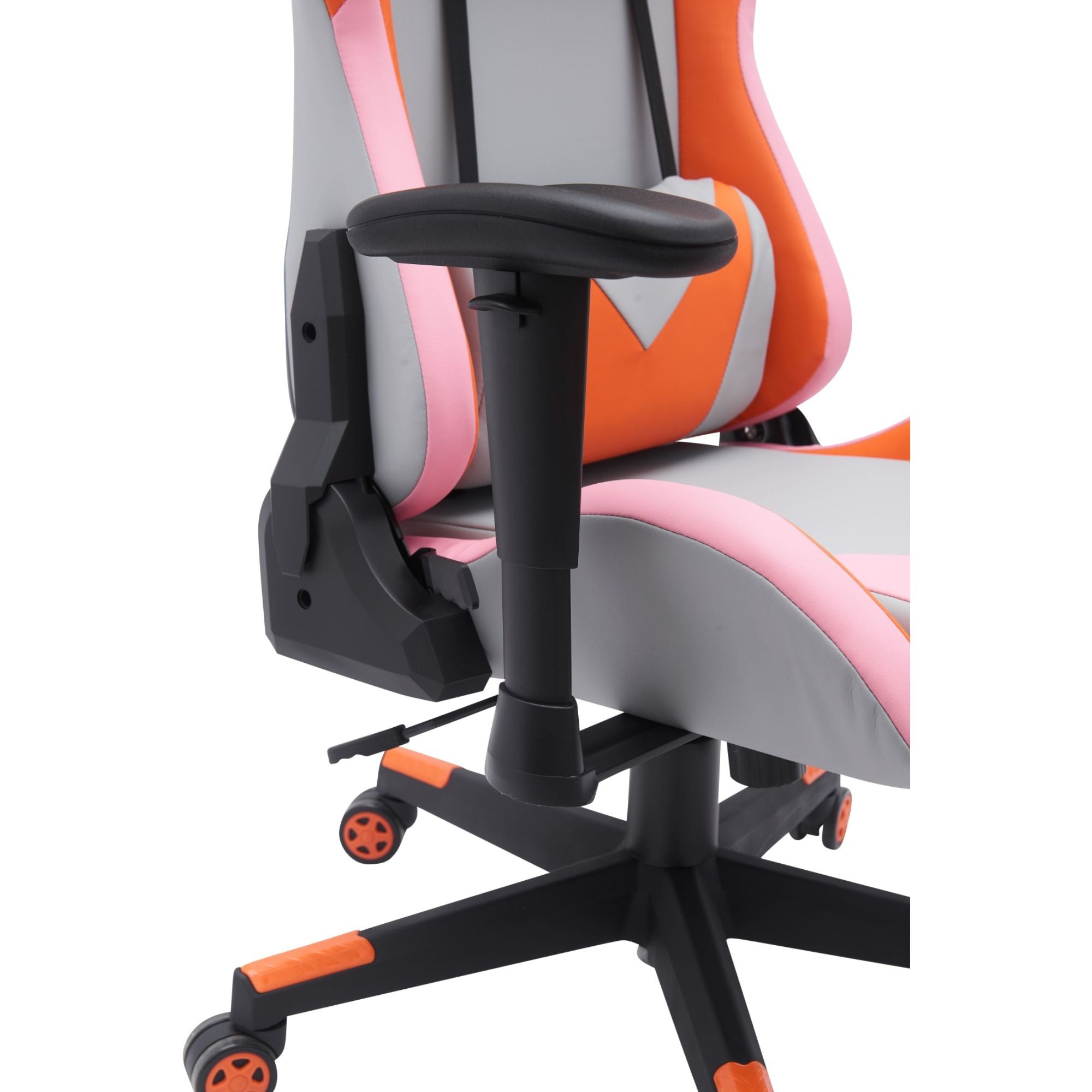 Pulse V-Tech Gaming Chair GREY/ORANGE | CastleUp Experience Centre Online Furniture