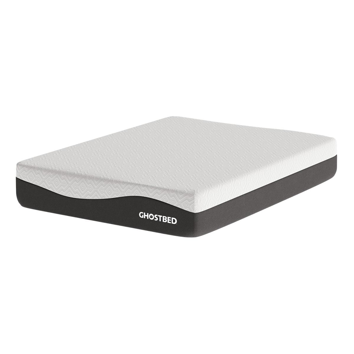 GhostBed 12-inch Aurora foam mattress in twin size with a medium-firm feel, showcasing the plush surface and supportive structure.