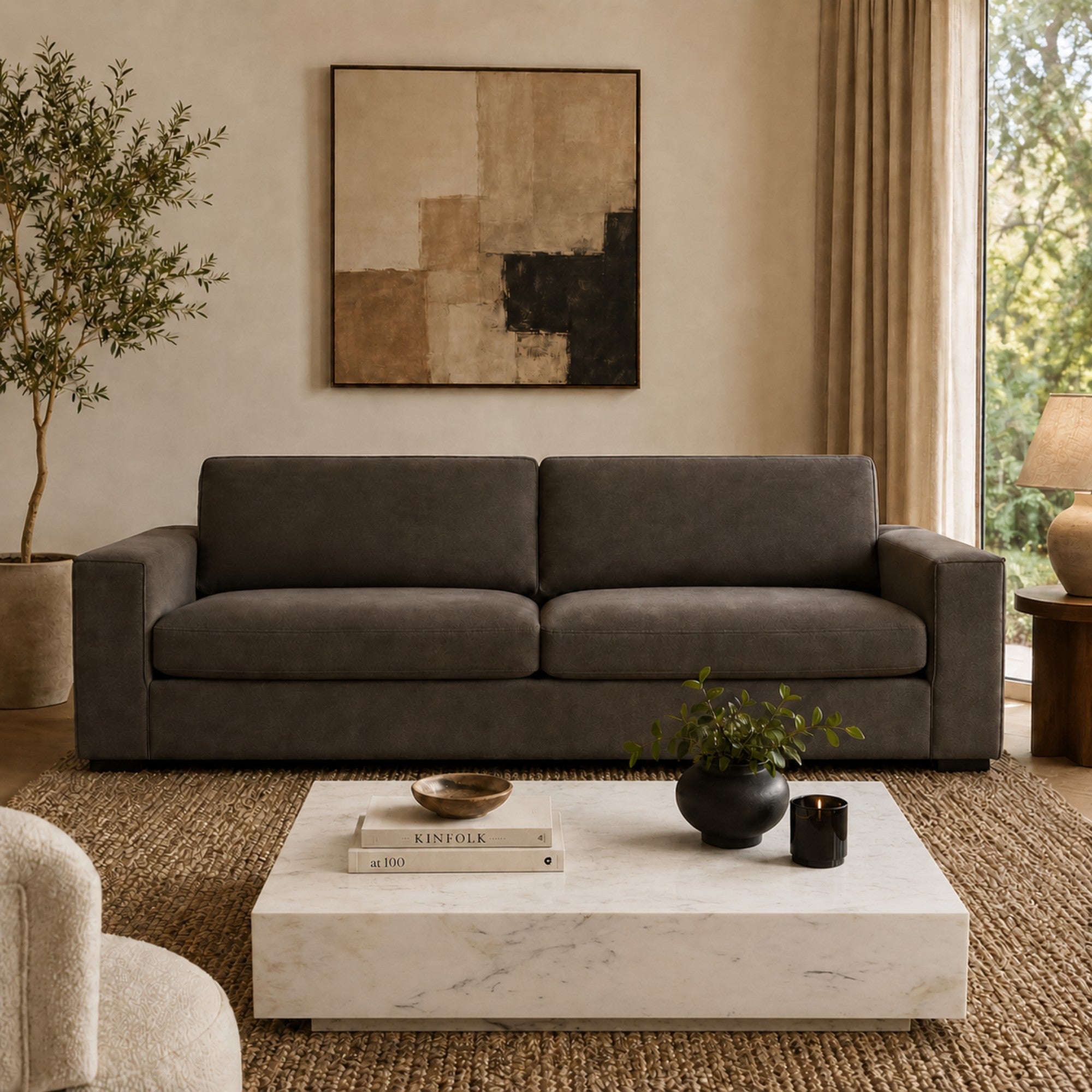 Grant Sofa in Coffee | CastleUp Experience Centre Online Furniture