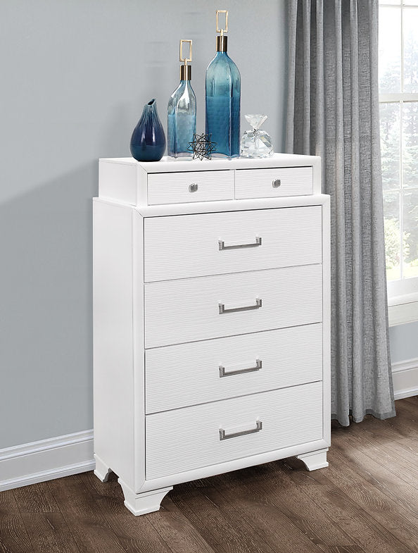 Jordyn Chest in White | CastleUp Experience Centre