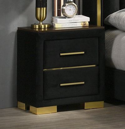 Chloe Nightstand in Black | CastleUp Experience Centre