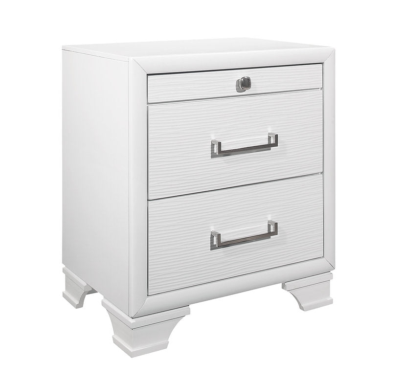 Jordyn Nightstand in White | CastleUp Experience Centre