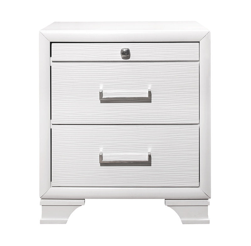 Jordyn Nightstand in White | CastleUp Experience Centre