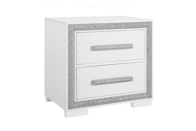 Andros Nightstand in White | CastleUp Experience Centre