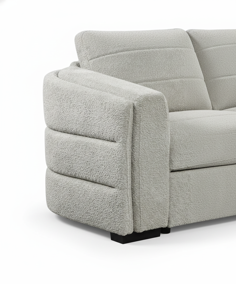 Channel Pull-Out Sectional Sleeper with Storage | CastleUp Experience Centre