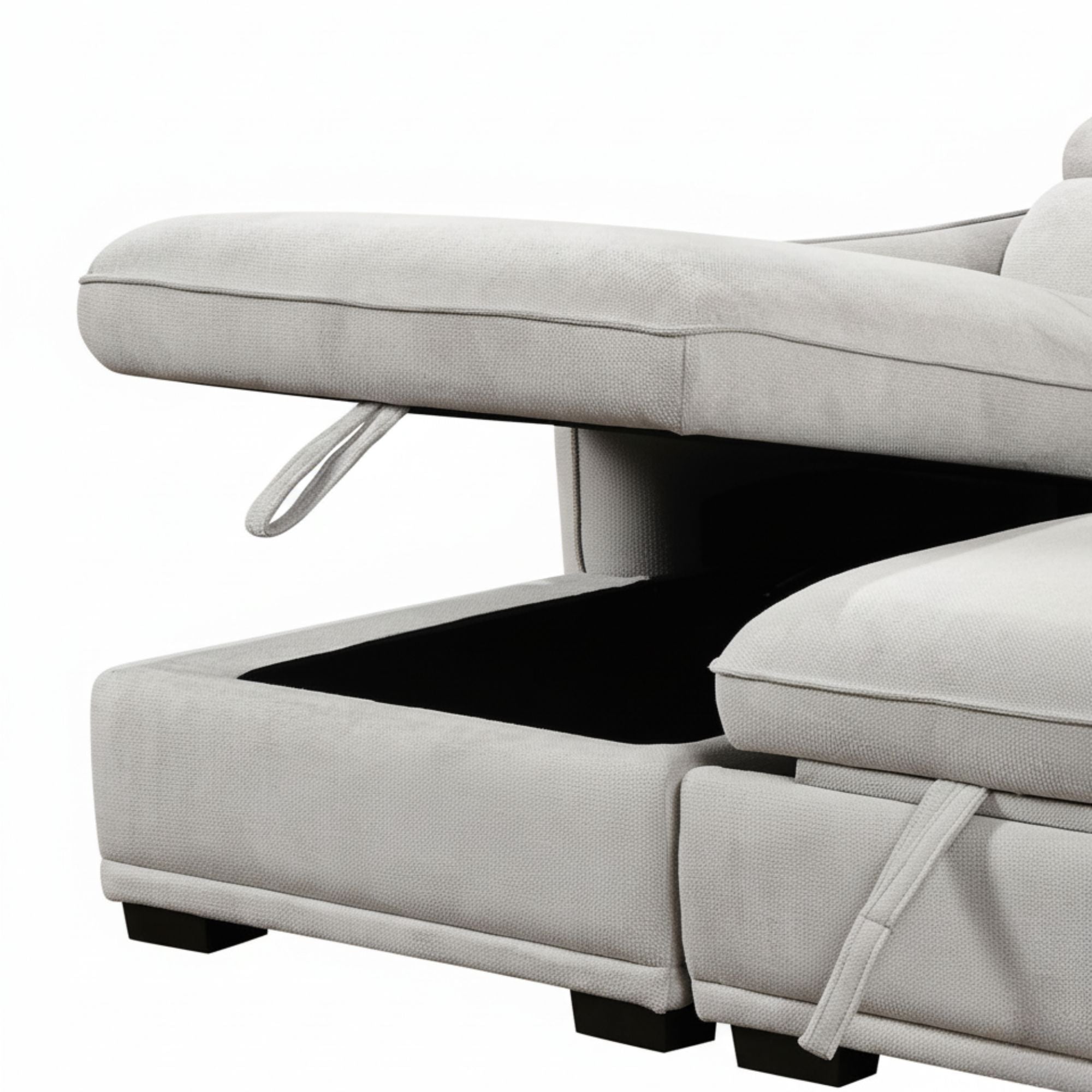 Milano Sectional Sleeper with Adjustable Headrests | CastleUp Experience Centre