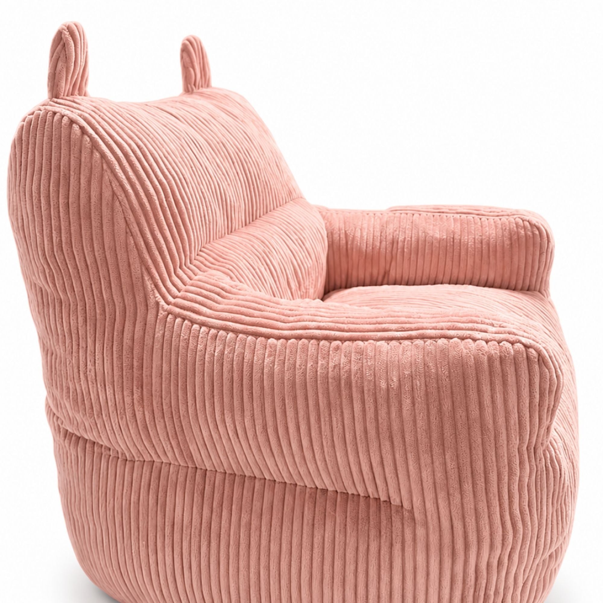 Pink Kai Foam Kids’ Chair by Brassex, a small accent chair with soft foam cushioning and a child-friendly design.