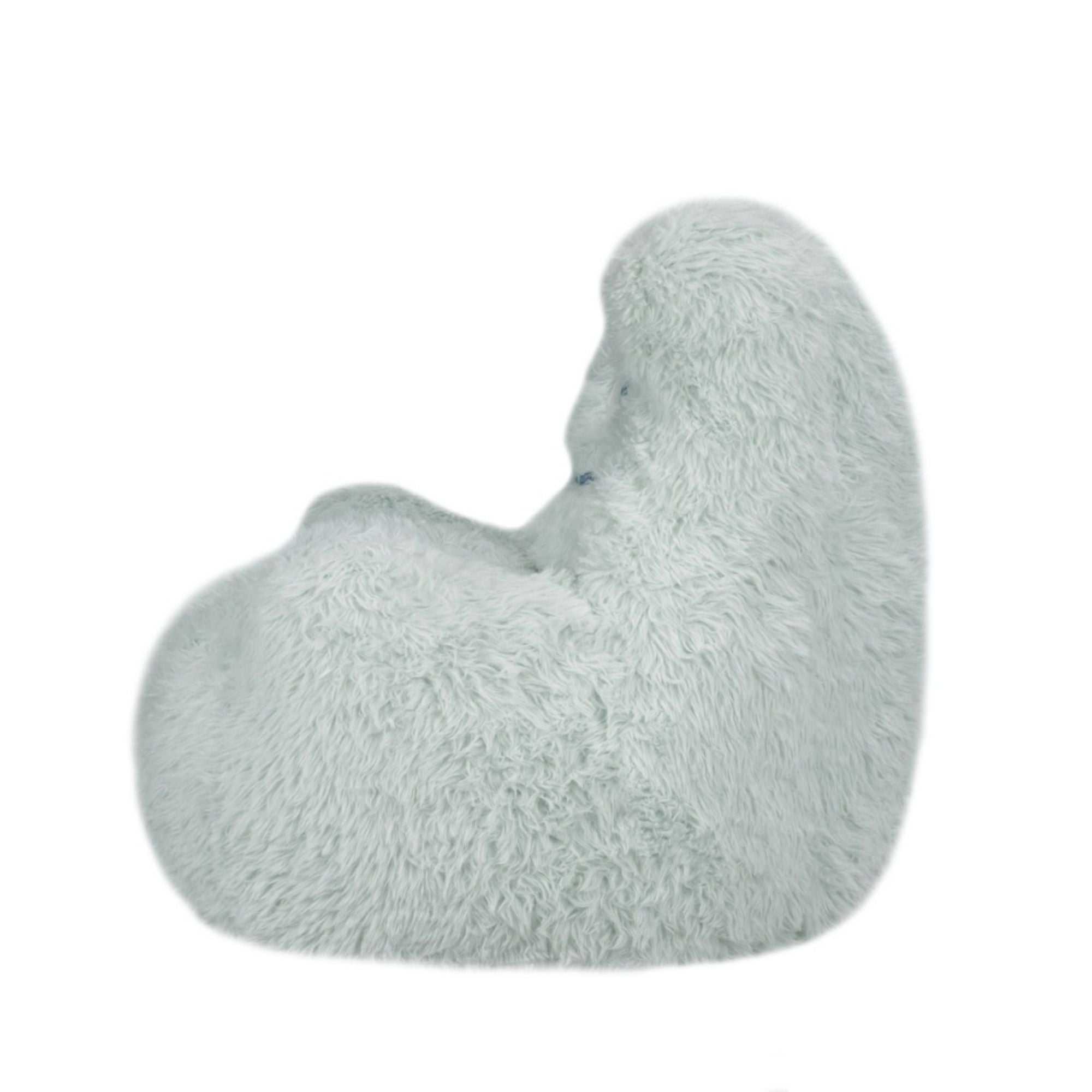 Mint green Milo Kids’ foam accent chair by Brassex, featuring a cozy, child-sized design with soft fabric upholstery.