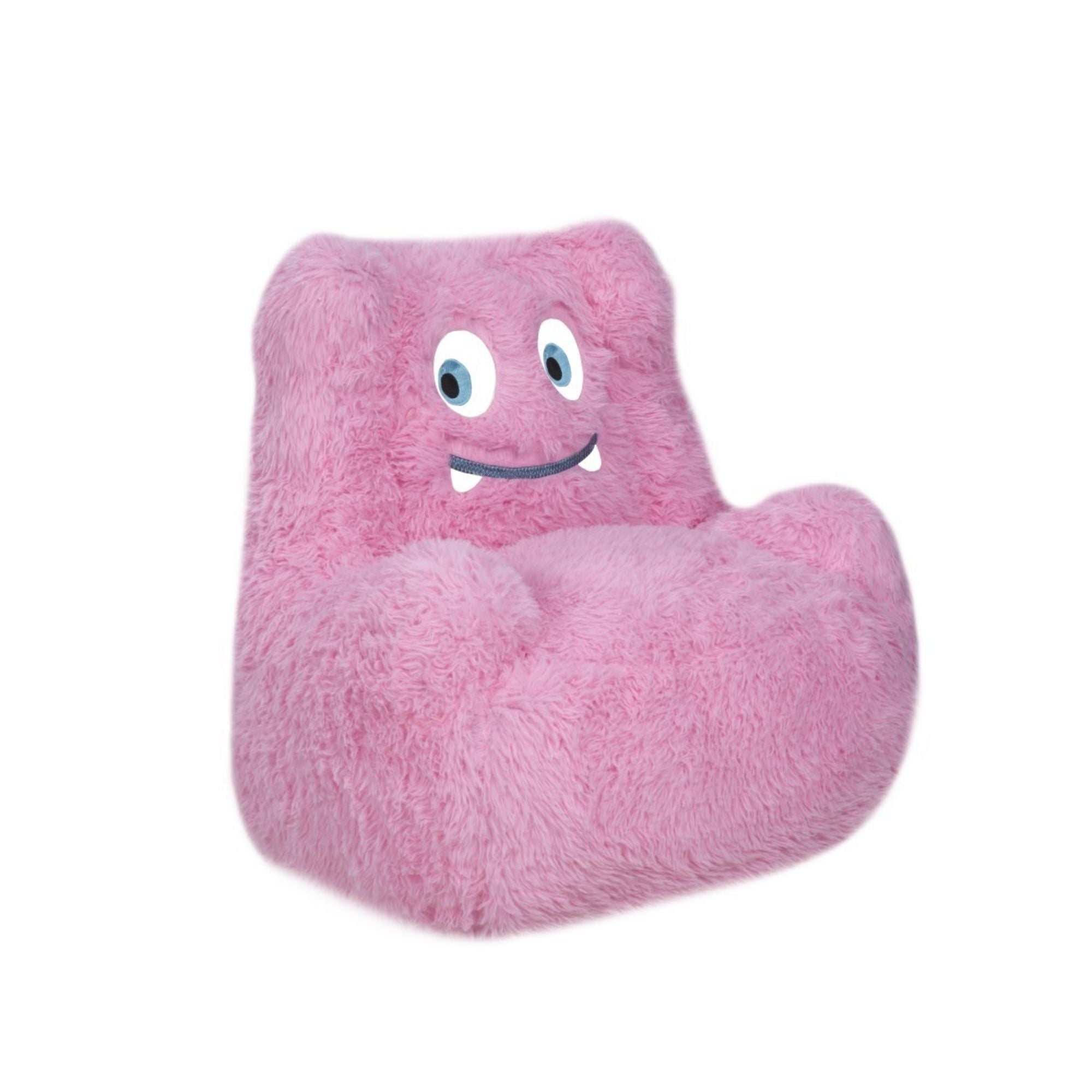 Pink Milo Kids’ foam accent chair by Brassex, featuring a child-sized, comfortable foam seat with a playful design.