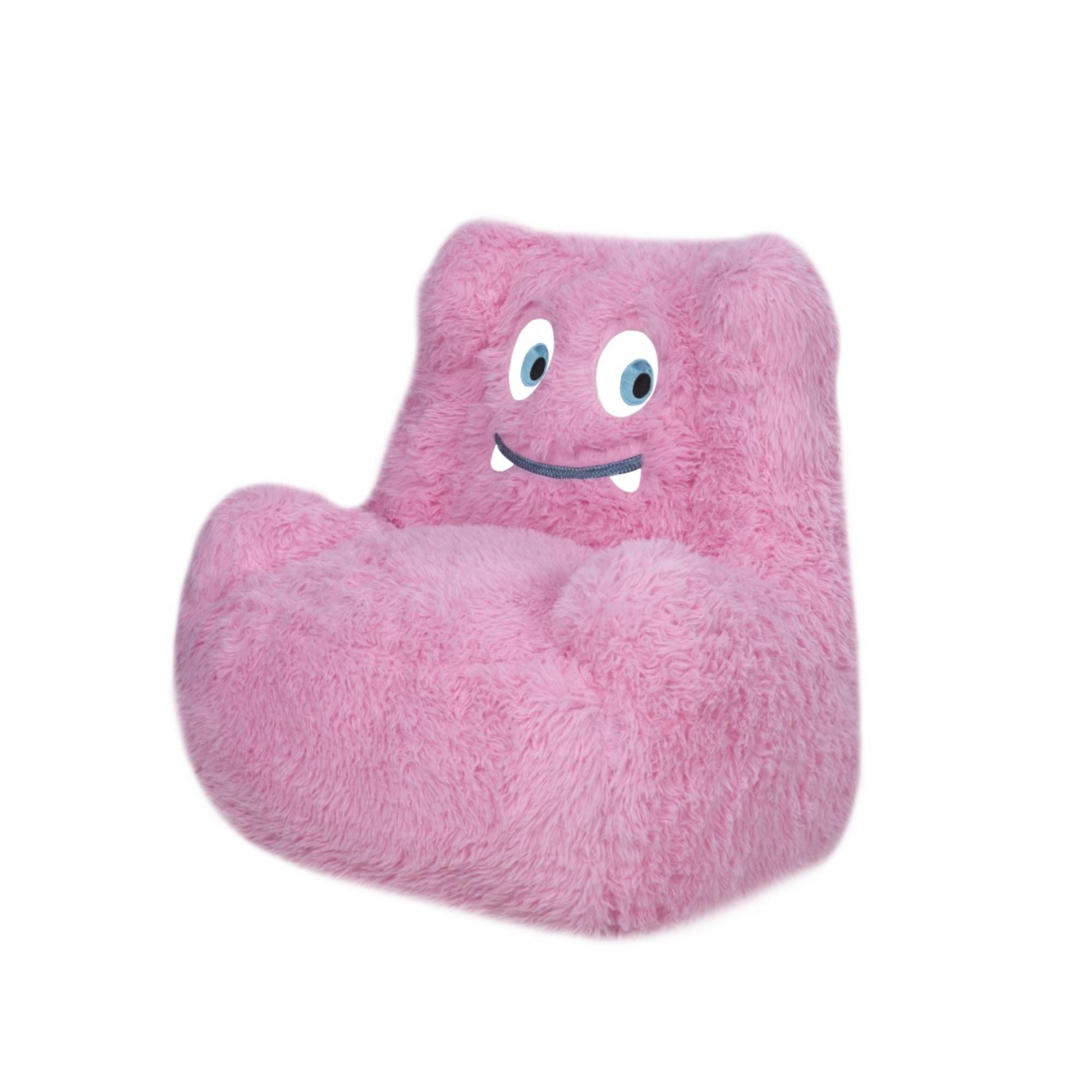 Pink Milo Kids’ foam accent chair by Brassex, featuring a cozy, child-friendly design perfect for a playful living space.