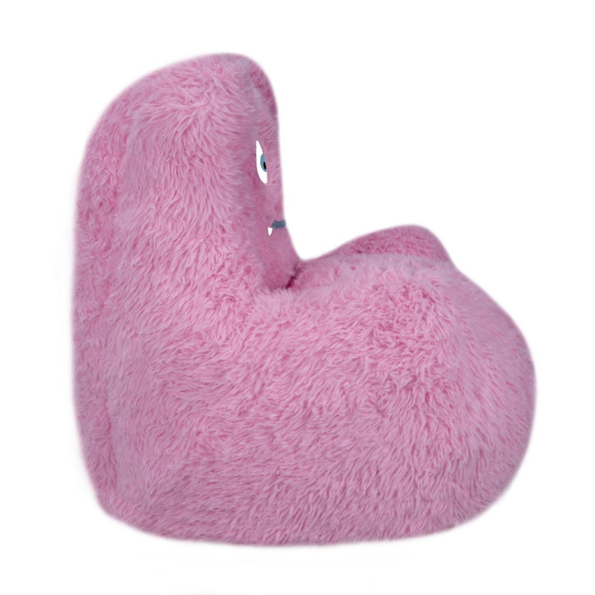 Pink Milo Kids’ foam accent chair by Brassex, featuring a soft cushioned seat and playful design for children.