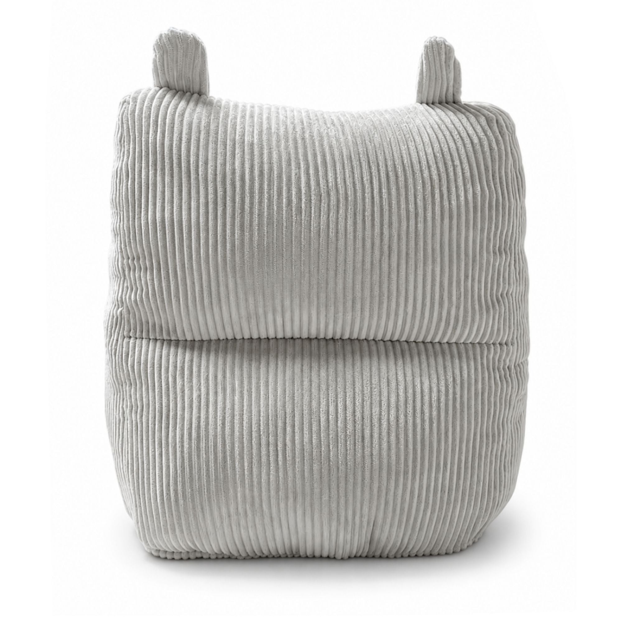 Grey Kai Foam Kids’ Accent Chair by Brassex featuring a soft foam seat and sturdy frame, perfect for children's rooms.