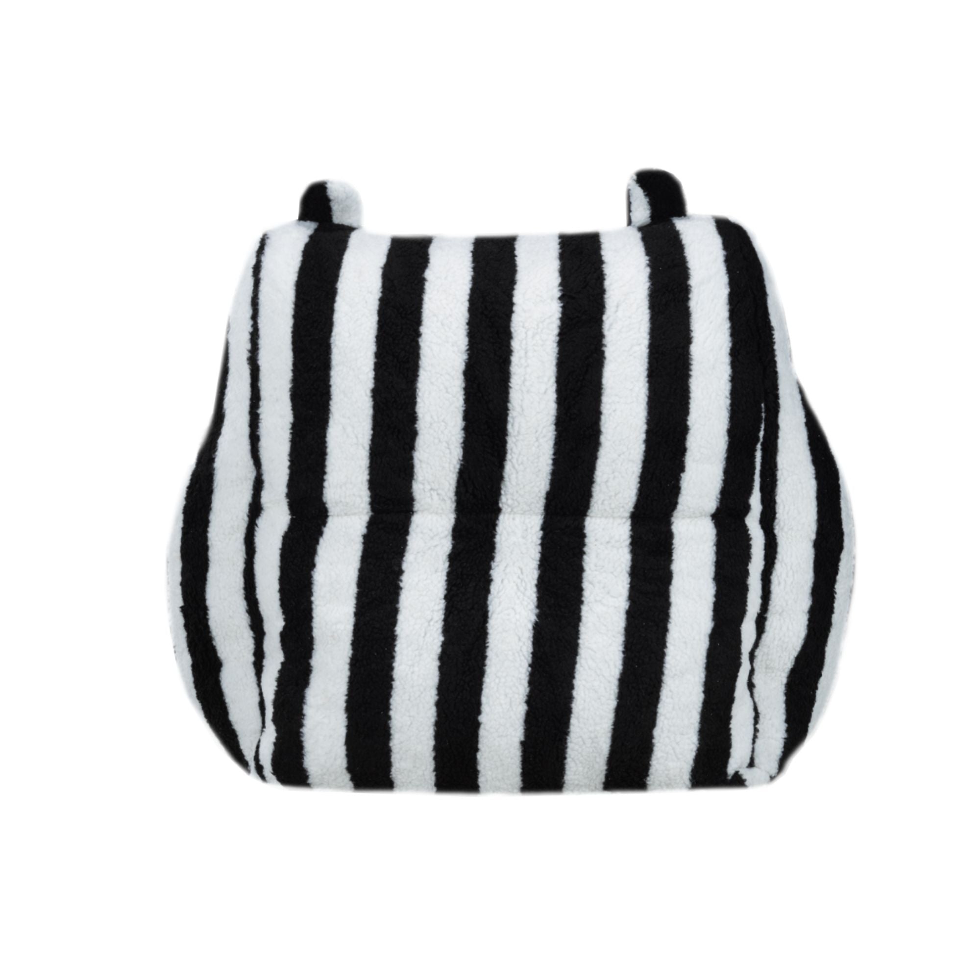 Black and white Piper foam kids’ accent chair by Brassex, featuring a modern design with a sturdy frame and comfortable seating.