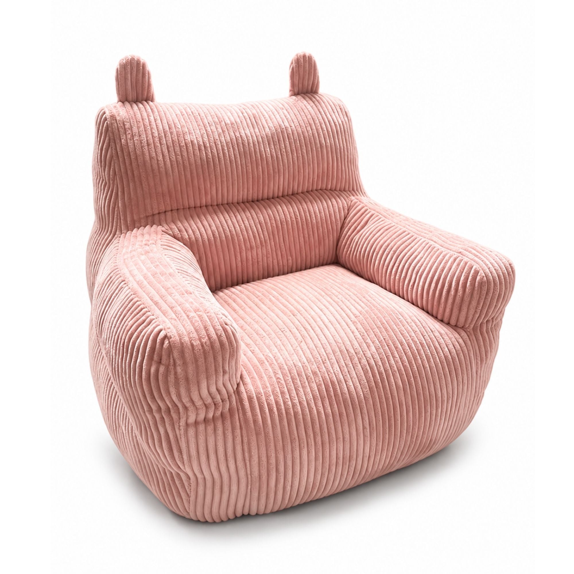 Pink Kai Foam Kids’ Chair by Brassex, a soft accent chair with a cozy design perfect for children.