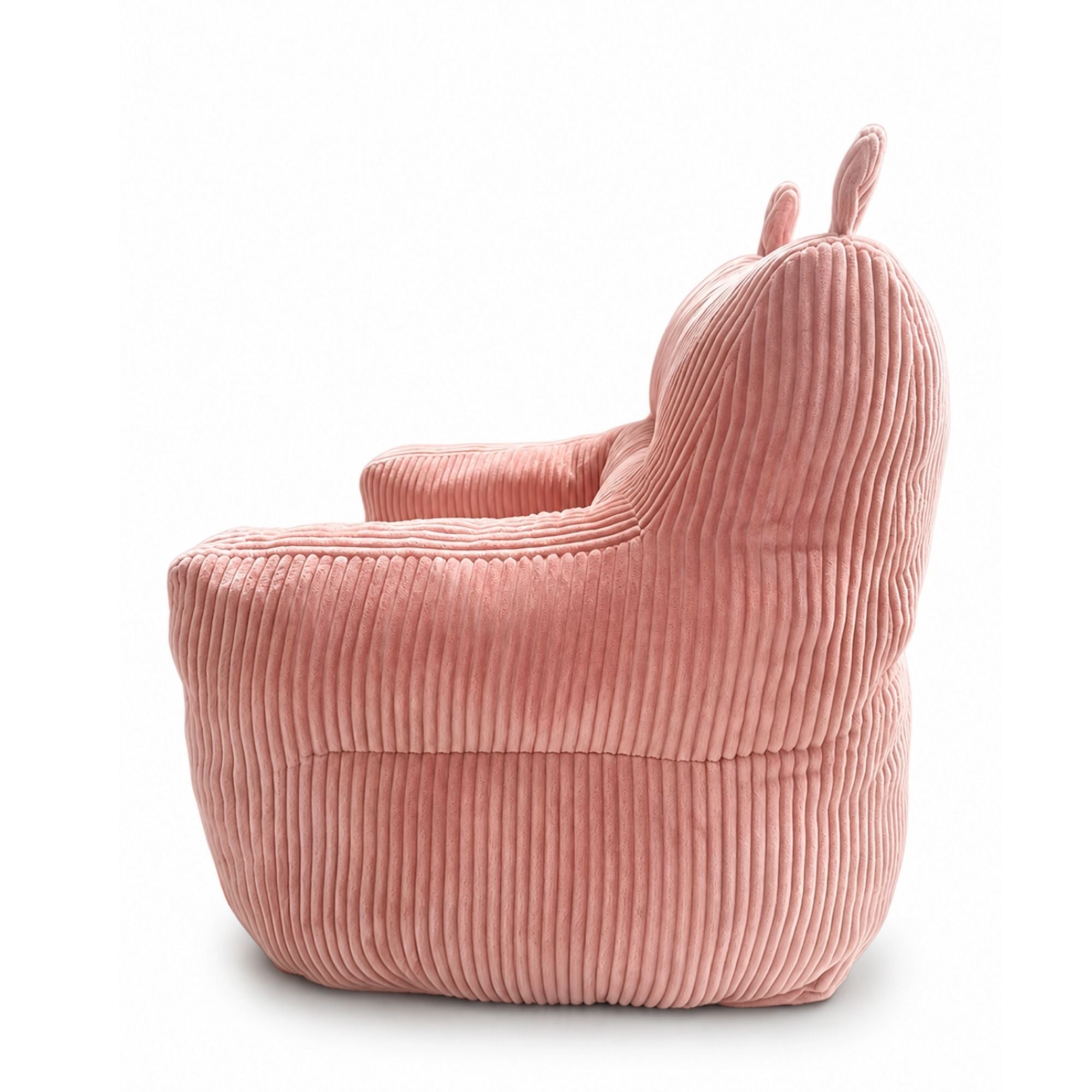 Pink Kai Foam Kids’ Accent Chair by Brassex, featuring a soft foam cushioned seat and playful design for children.