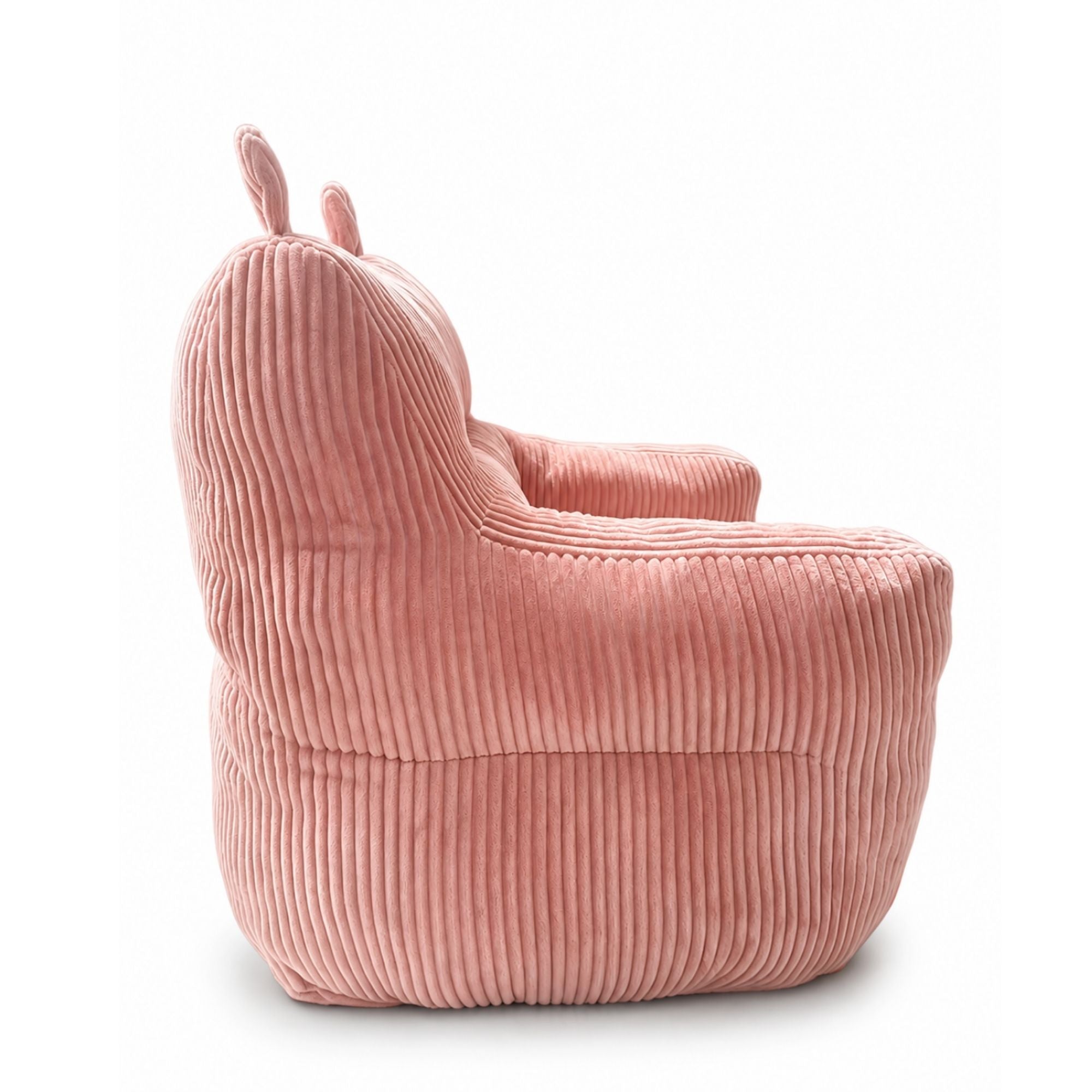 Pink Kai Foam Kids’ Chair by Brassex, a cozy accent chair with soft foam cushioning for children, ideal for playrooms or bedrooms.