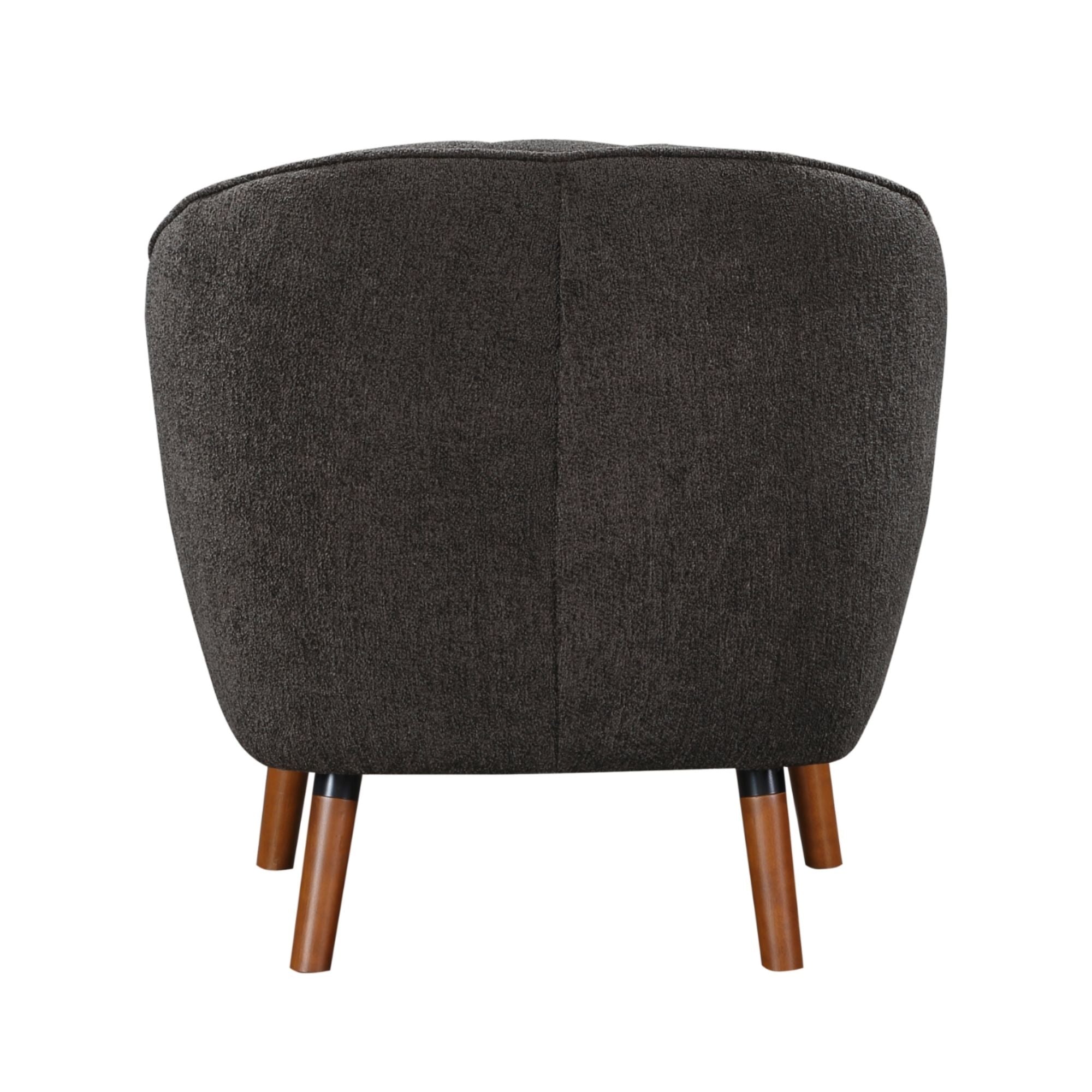 MAZ Cutler Collection charcoal accent chair with modern design and plush upholstery, ideal for living room or lounge area.