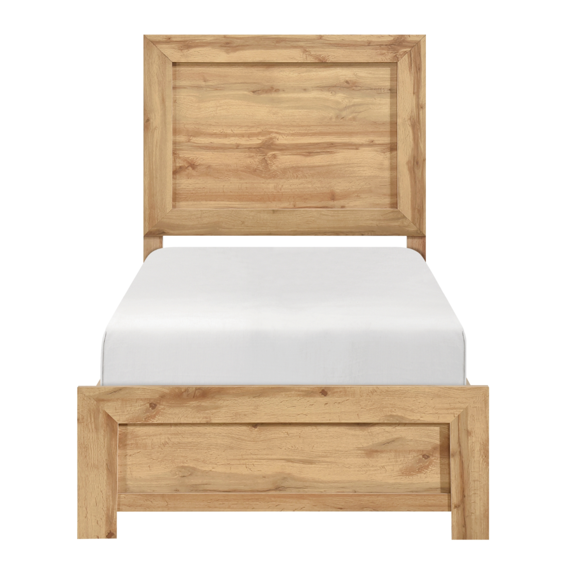 MAZ Corbin 1534NA brown bedroom set with king bed, dresser, mirror, and nightstand, designed for a stylish bedroom.