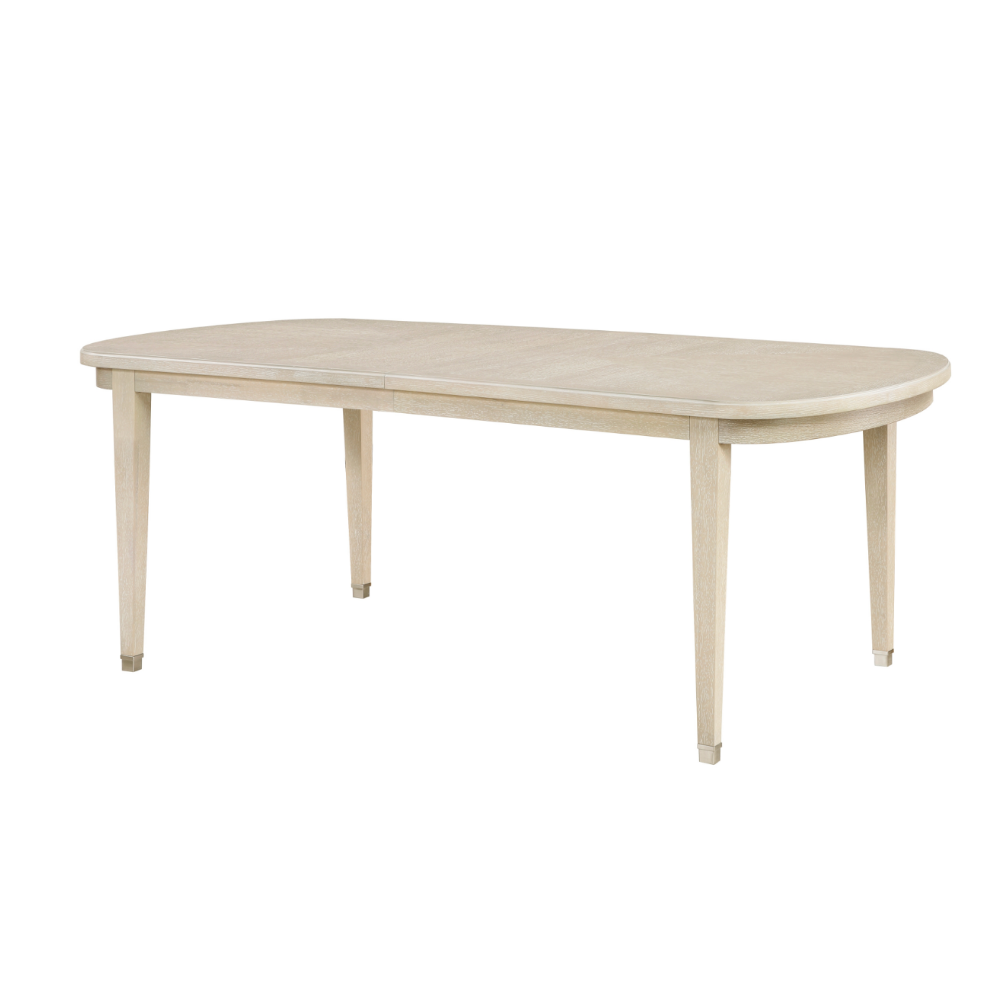 MAZ Genoa Collection oak dining set with rectangular table and four matching chairs in a modern dining room setting.